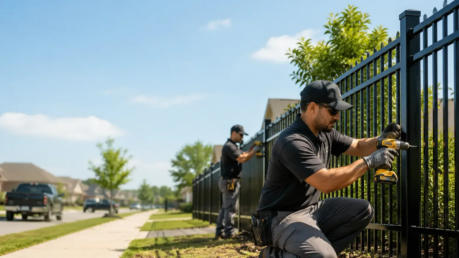 Metal Fence Installation in Livingston, IL